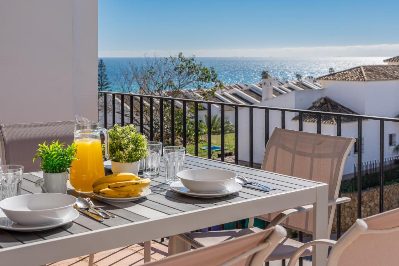 Apartamento Con Vistas Al Mar En Manilva Playa Esterno foto