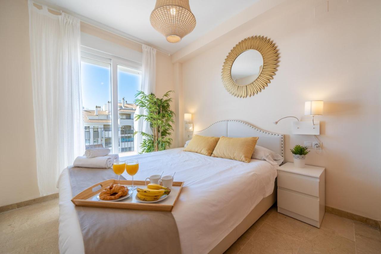 Apartamento Con Vistas Al Mar En Manilva Playa Esterno foto