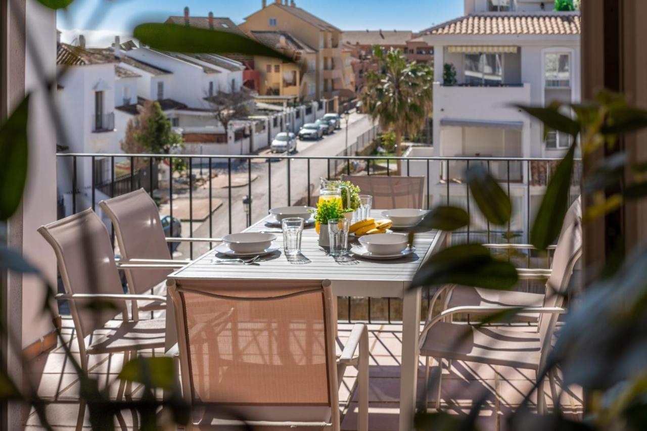 Apartamento Con Vistas Al Mar En Manilva Playa Esterno foto