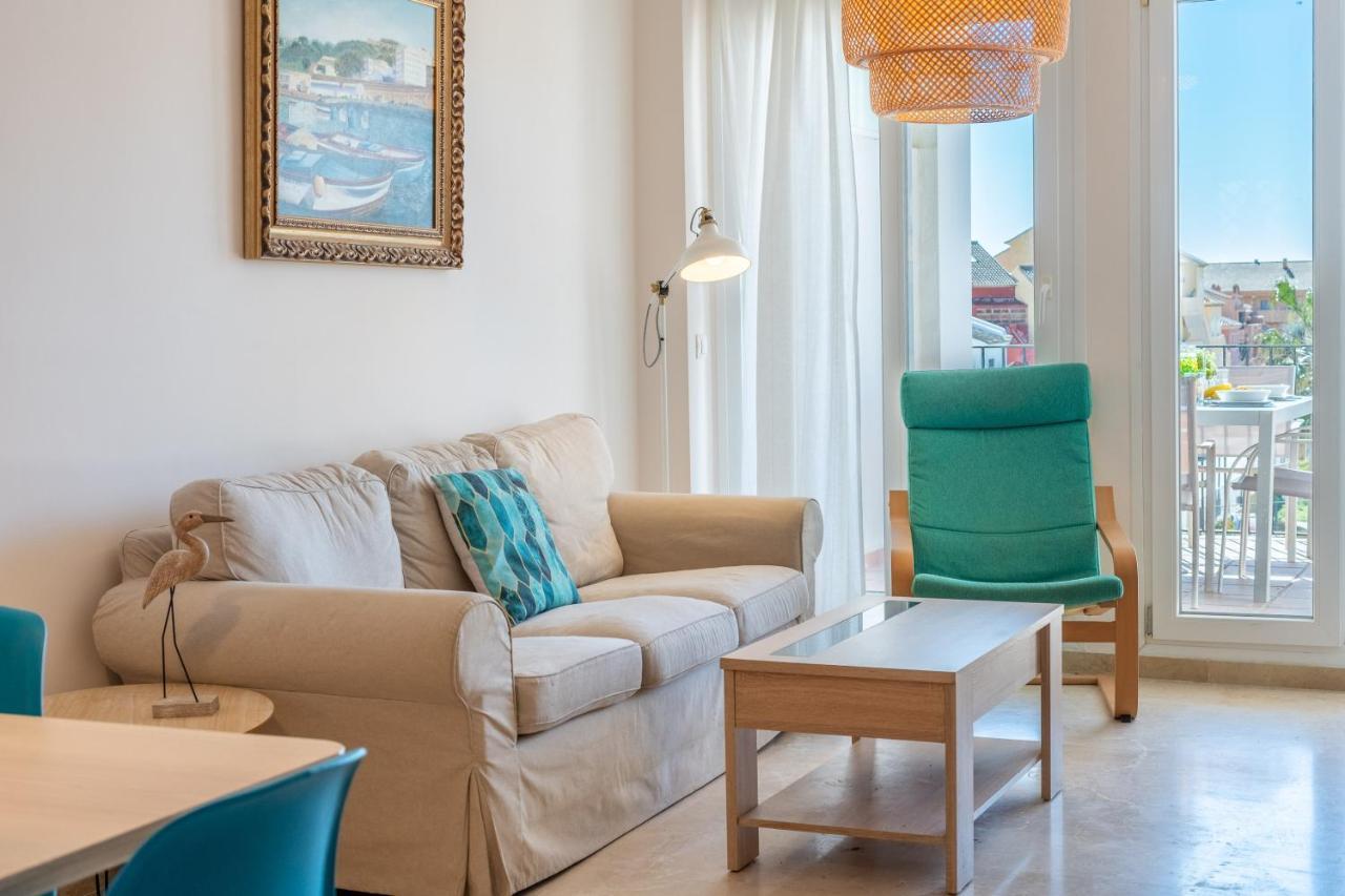 Apartamento Con Vistas Al Mar En Manilva Playa Esterno foto